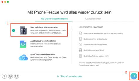 Ohne Backup iPhone endgültig gelöschte Fotos wiederherstellen