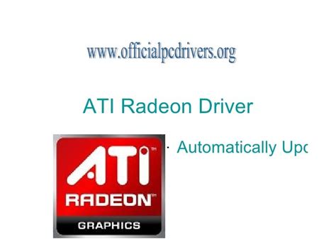 Ati Radeon Driver