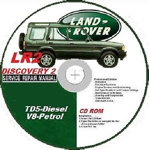 Land Rover Discovery Td V Factory Workshop Repair Manual Cd Ebay