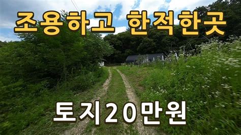 매물번호139 아늑하게 임야가 감싸고있는 계획관리 포천토지 Youtube