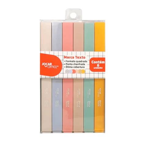 Kit Canetas Marca Textos Cores Pastel A Craft