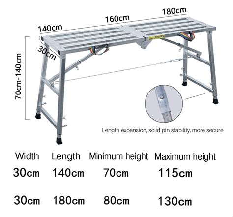 Ladder Aluminium Heavy Duty Scaffolding Equipment Step Ladders Portable