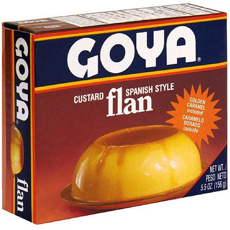 Goya Spanish Style Custard Flan 55 Oz Pack Of 36