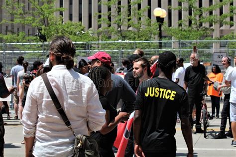 Dayton Oh Estados Unidos De Maio De Protestors