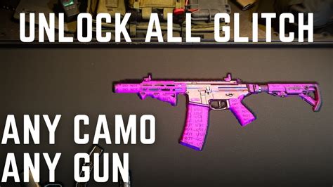 Unlock All Glitch Mw And Warzone Unlock All Camos And Blueprints