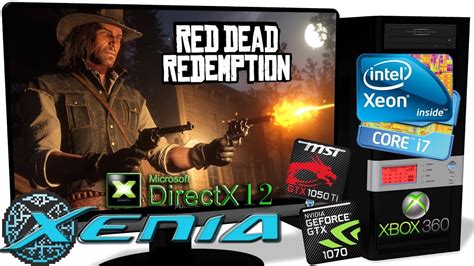 Xenia Xbox 360 Emulator Red Dead Redemption Gameplay Multi Test