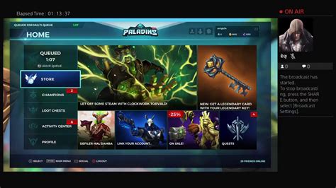 Paladins Live Stream YouTube