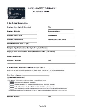 Fillable Online Drexel Approver Drexel University Fax Email Print