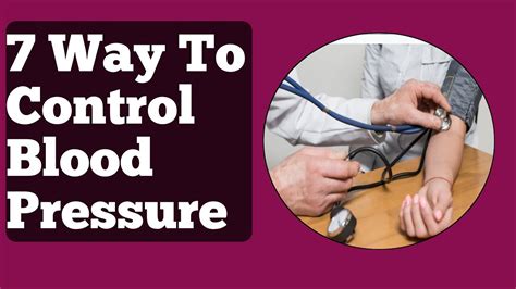 How To Control Blood Pressure Naturally How To Control Blood