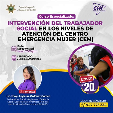 Escuela Mujer Curso Especializado IntervenciÓn Del Trabajador Social