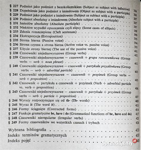 Gramatyka Angielska Dla Polak W Tomasz Krzeszowski Che M Sprzedajemy Pl