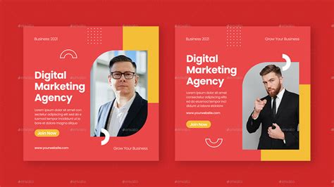 Creavo Digital Marketing Agency Social Media Template Web Elements