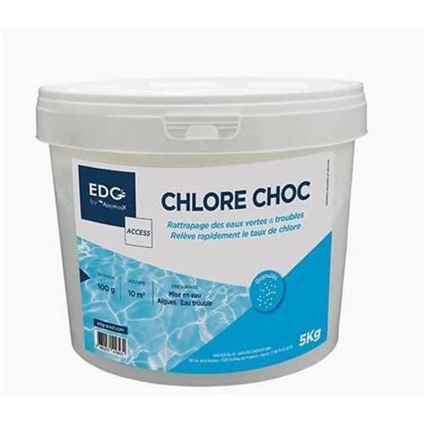 Chlore Choc Piscine Sp Cial Eau Verte Action Rapide Granul S Seau Kg