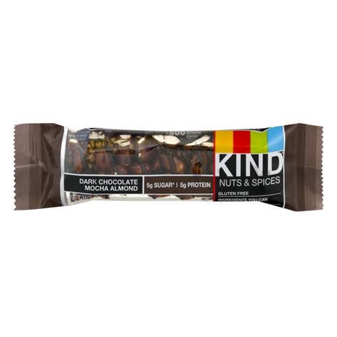 Save On Kind Nuts And Spices Gluten Free Dark Chocolate Mocha Almond Bar