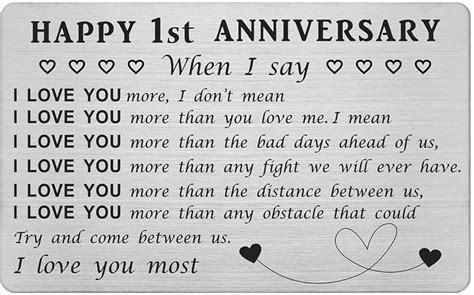 Happy One Year Anniversary Messages - Korry Mildrid