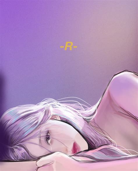 토립 On Twitter Rosé Fanart Rosé Anime Blackpink Poster