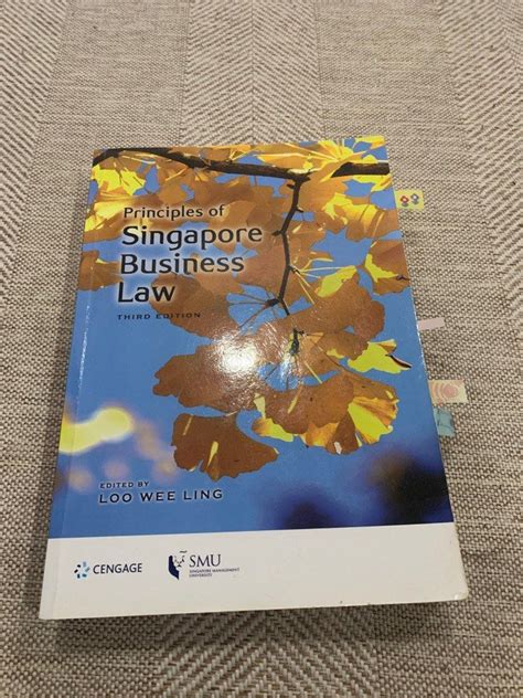 Principles Of Singapore Business Law Hobbies Toys Books Magazines