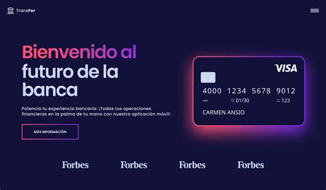 Design Landing Page Fintech Figma