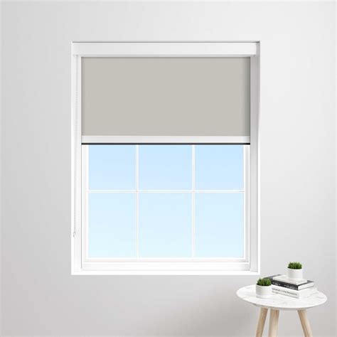 Motorised BlocOut XL Light Grey Blackout Roller Blind – Cheapest Blinds