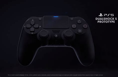 DualShock 5 Renders Show New Trigger Design USB C Ergonomic Shell