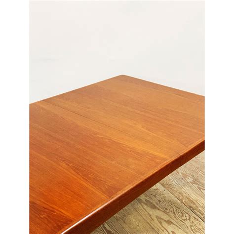 Mid Century Teak Extendable Dining Table H W Klein For Bramin