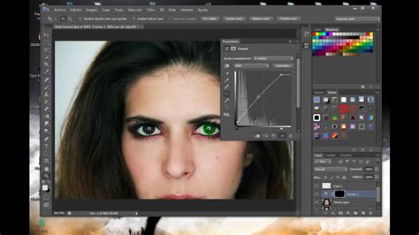 Tutorial Photoshop Cambiar Color De Ojos Oscuros Mejor Explicado YouTube