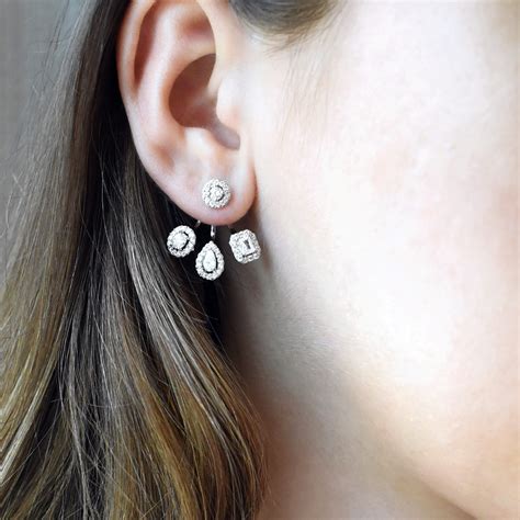 Maxeen Ear Jacket Earrings Mighzalalarab