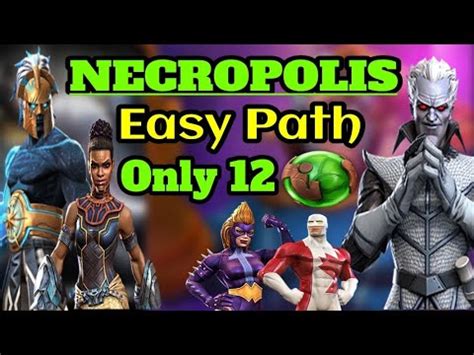 Mcoc Necropolis Easy Path completion - YouTube