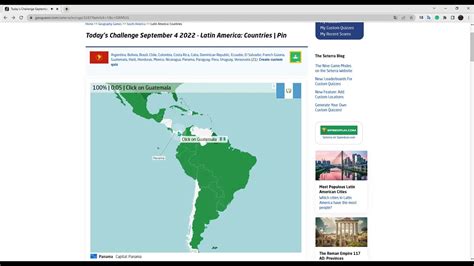 Latin America Countries 0 13 Pin Seterra YouTube