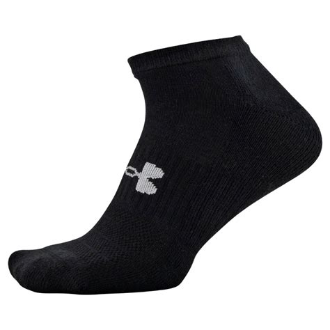 Unisex Ua Training Cotton No Show 6 Pack Socks