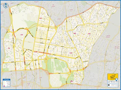 دانلود نقشه مناطق 22 گانه شهرداری تهران کتاب اول