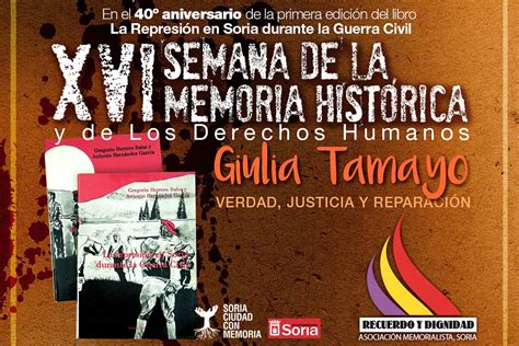 Semanas de la Memoria Histórica y los Derechos Humanos Giulia Tamayo