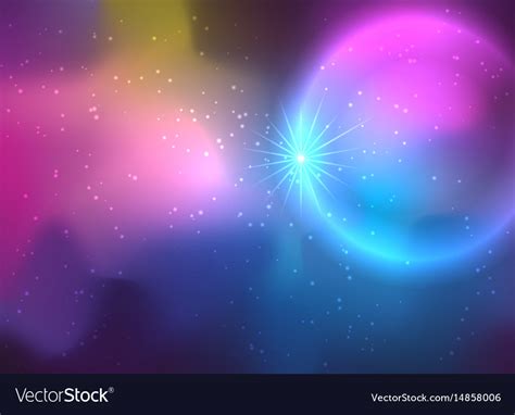 Galaxy background in deep colors Royalty Free Vector Image