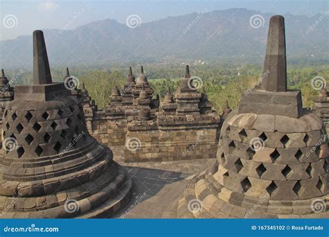 Borobudur The World S Largest Buddhist Temple Central Java Indonesia