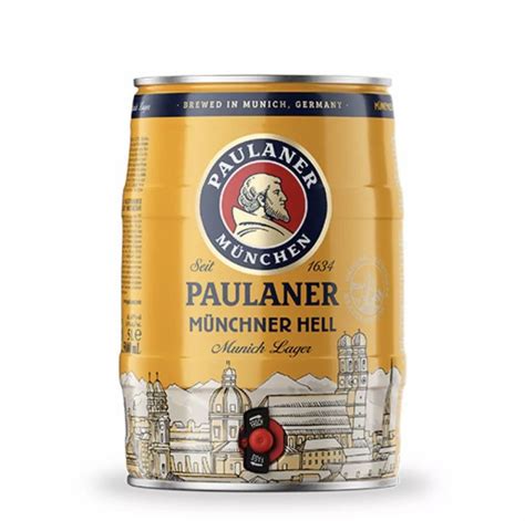 Paulaner Original Münchner Hell Beer 5L Lazada PH