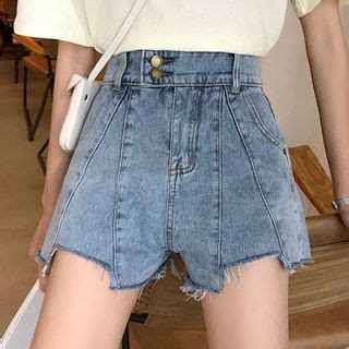 Dear Yours Denim Hot Pants YesStyle