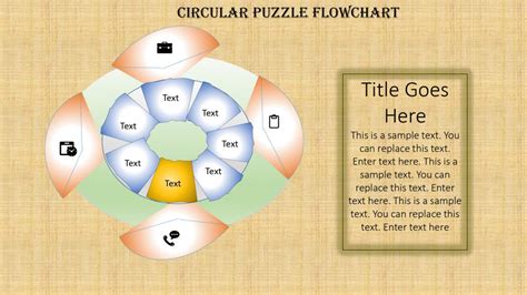 Circular flowchart Template Slide - Slidevilla