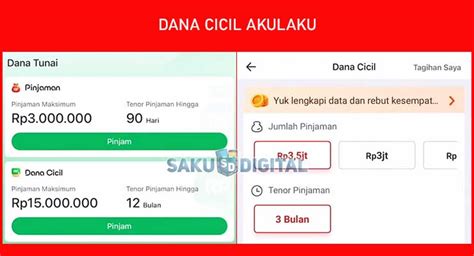 Apa Itu Dana Cicil Di Akulaku Limit Bunga Tabel Santunan Tintateras