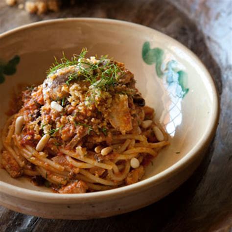 Pasta with Sardines - Wines of Sicily