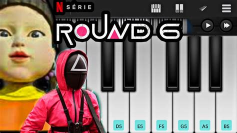 Batatinha Frita 123 Round 6 On Piano Calamar Netflix Squid Game Easy Piano Tutorial Youtube