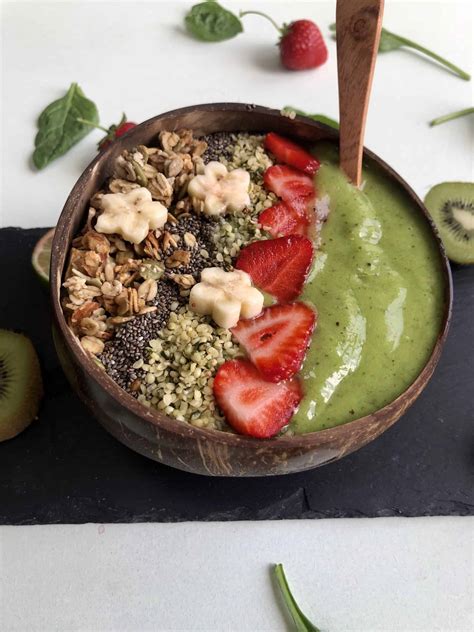 Kiwi Smoothie Bowl Recipe Vegan Gluten Free Paleo