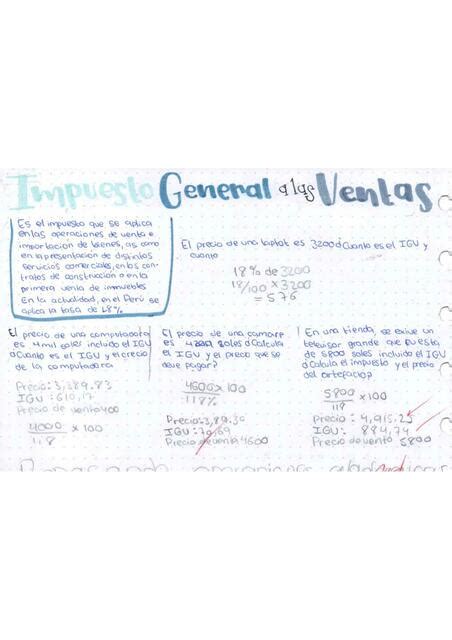 Impuesto General A Las Ventas Dawii Udocz