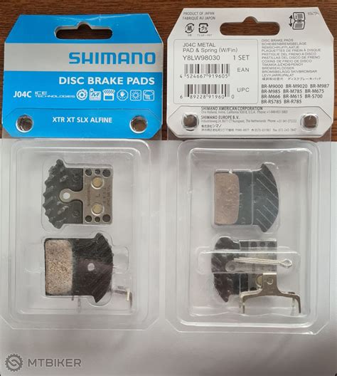 Shimano J04C brzdové platničky sintrované metalické nové Brzdové