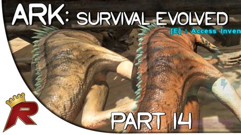 Ark Survival Evolved Gameplay Part 14 Taming Raptors Early