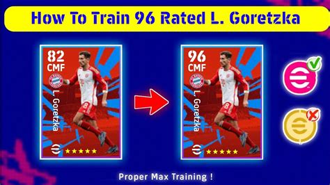 How To Train L Goretzka In Efootball Mobile L Goretzka Max