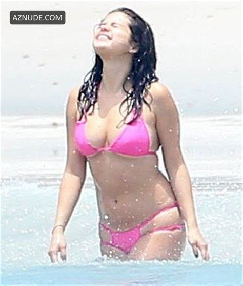 Selena Gomez In Pink Bikini AZNude