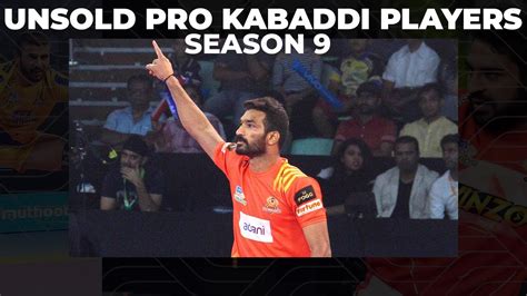 Top Unsold Players In Pro Kabaddi League Season Auction Pkl