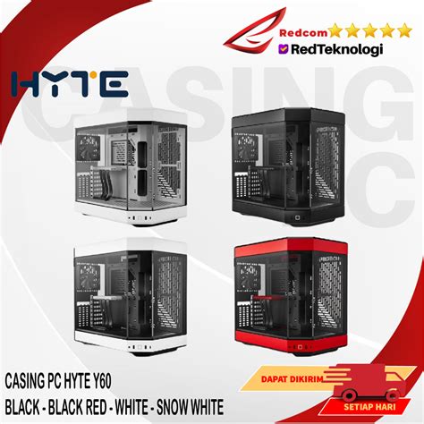 Jual Casing Pc Hyte Y Black Black Red White Snow White Shopee