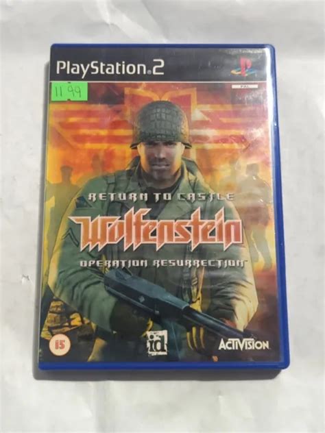 RETURN TO CASTLE Wolfenstein Operation Resurrection PS2 In Perfette