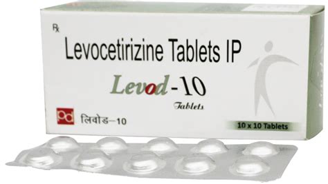 levod 10 Generic Levocetirizine Tablets, Packaging Type: 10x10 Alu Alu ...